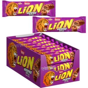 Nestle UK Import Lion Brownie Style Chocolate Bar 40g 24ct Tray